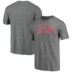 Cleveland Guardians Line Corps Tri-Blend T-Shirt - Heather Gray T-shirts