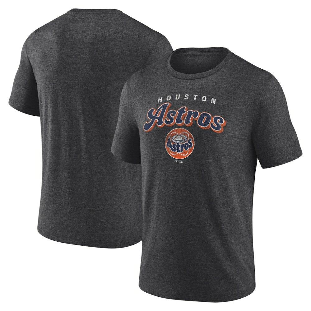 Houston Astros Wonderment Tri-Blend T-Shirt - Charcoal T-shirts
