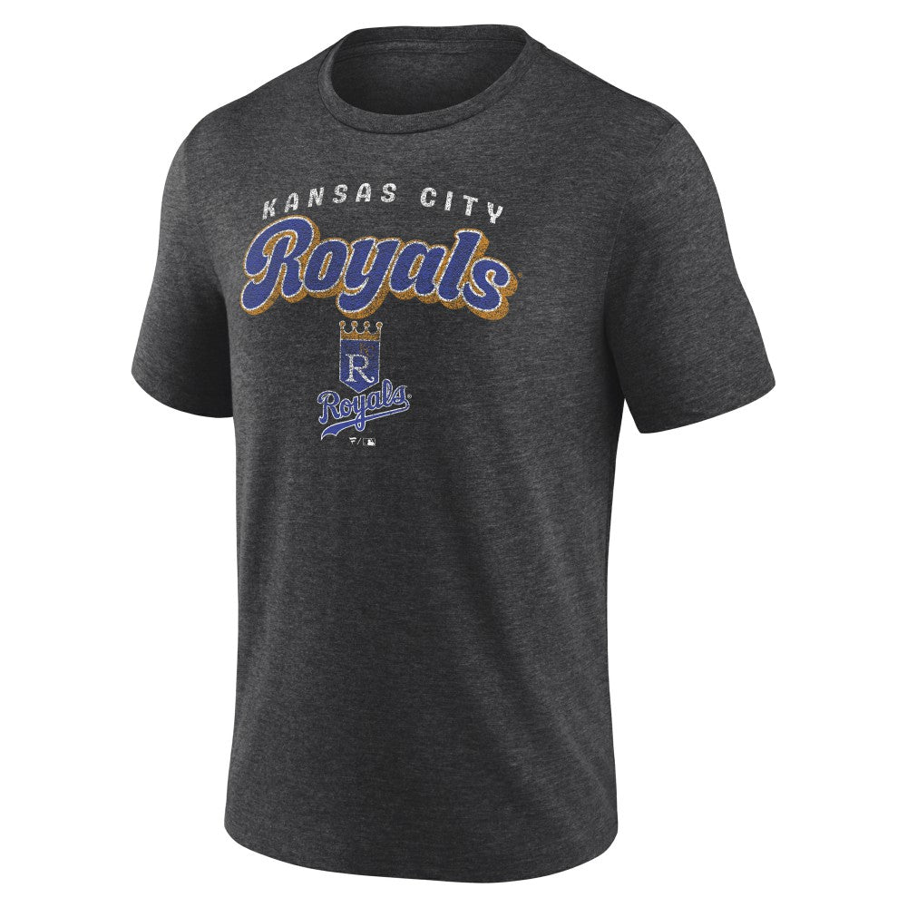 Kansas City Royals Wonderment Tri-Blend T-Shirt - Charcoal T-shirts