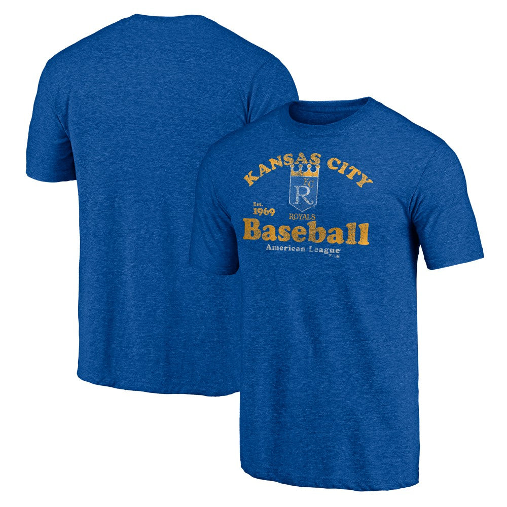 Kansas City Royals Our Game Tri-Blend T-Shirt - Royal T-shirts