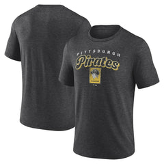 Pittsburgh Pirates Wonderment Tri-Blend T-Shirt - Charcoal T-shirts