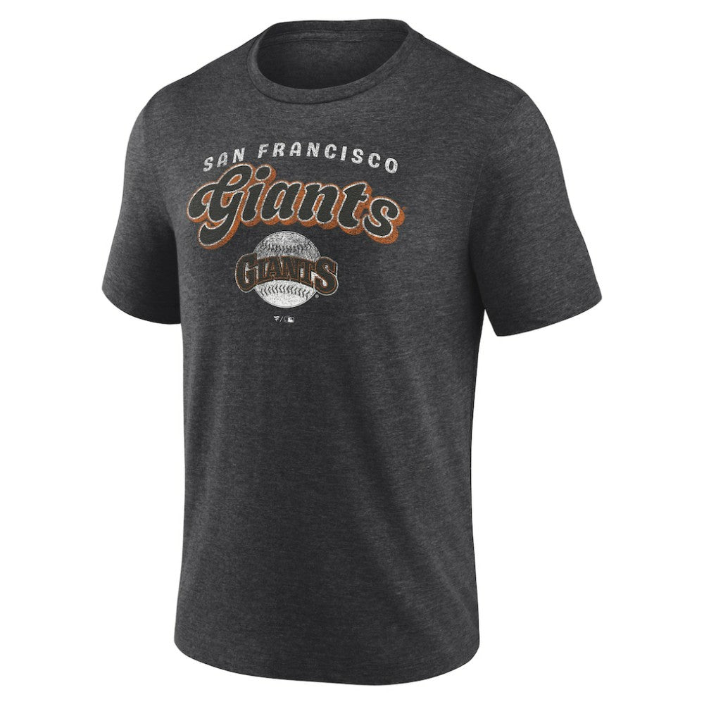 San Francisco Giants Wonderment Tri-Blend T-Shirt - Charcoal T-shirts