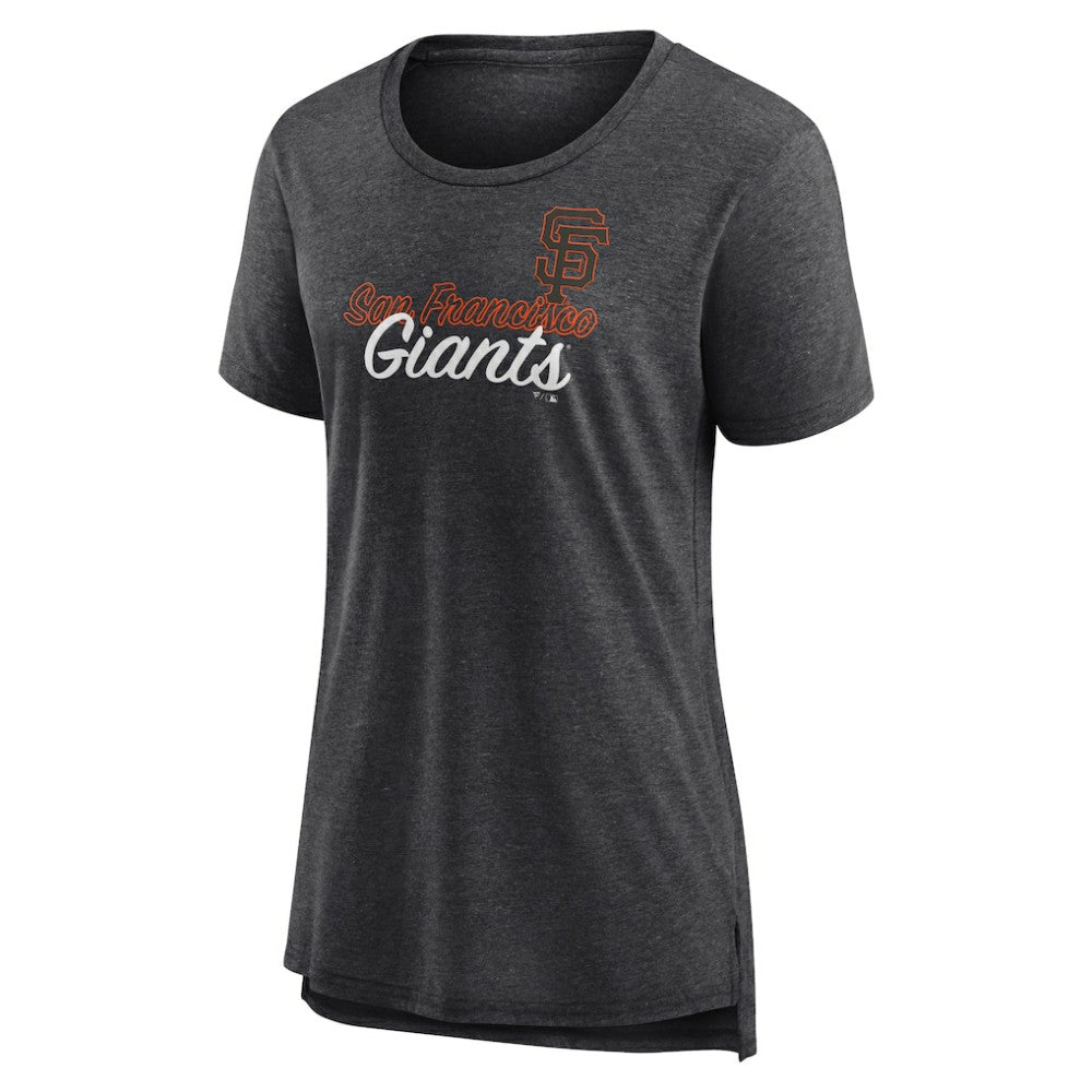 San Francisco Giants Women's Practice Time Tri-Blend T-Shirt - Gray T-shirts