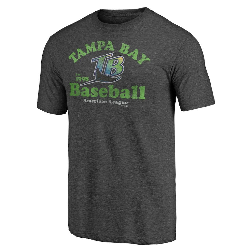 Tampa Bay Rays Our Game Tri-Blend T-Shirt - Charcoal T-shirts