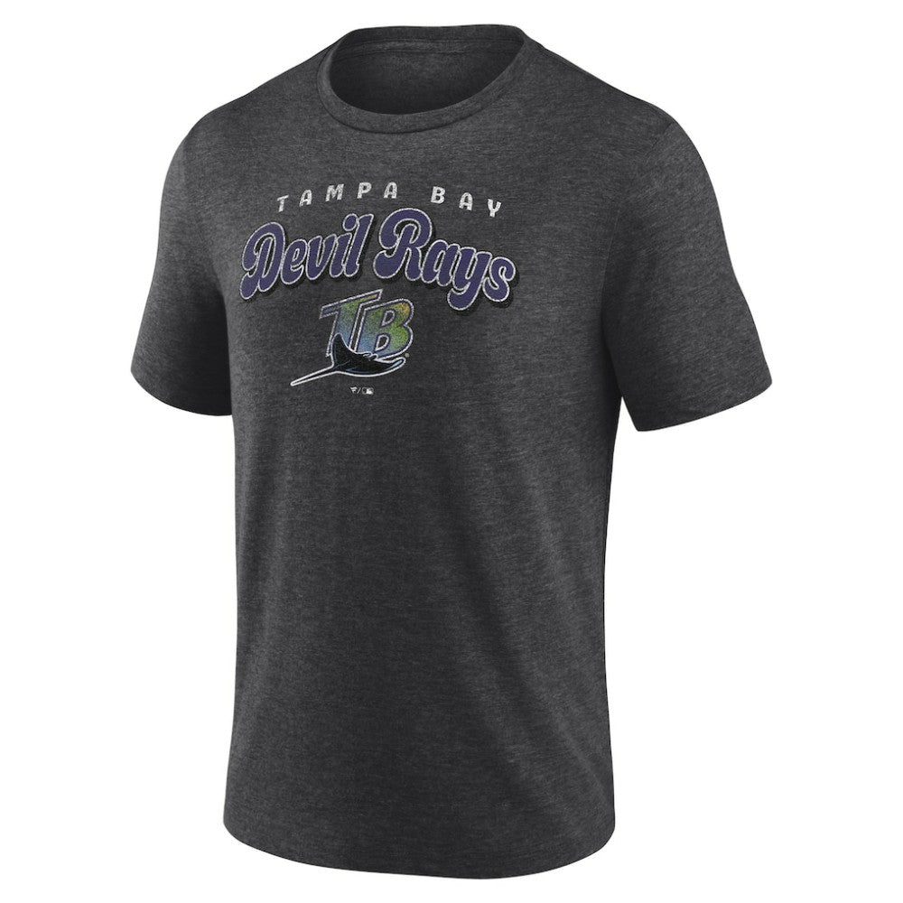 Tampa Bay Rays Wonderment Tri-Blend T-Shirt - Charcoal T-shirts