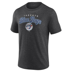 Toronto Blue Jays Wonderment Tri-Blend T-Shirt - Charcoal T-shirts
