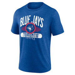 Toronto Blue Jays Badge of Honor Tri-Blend T-Shirt - Royal T-shirts