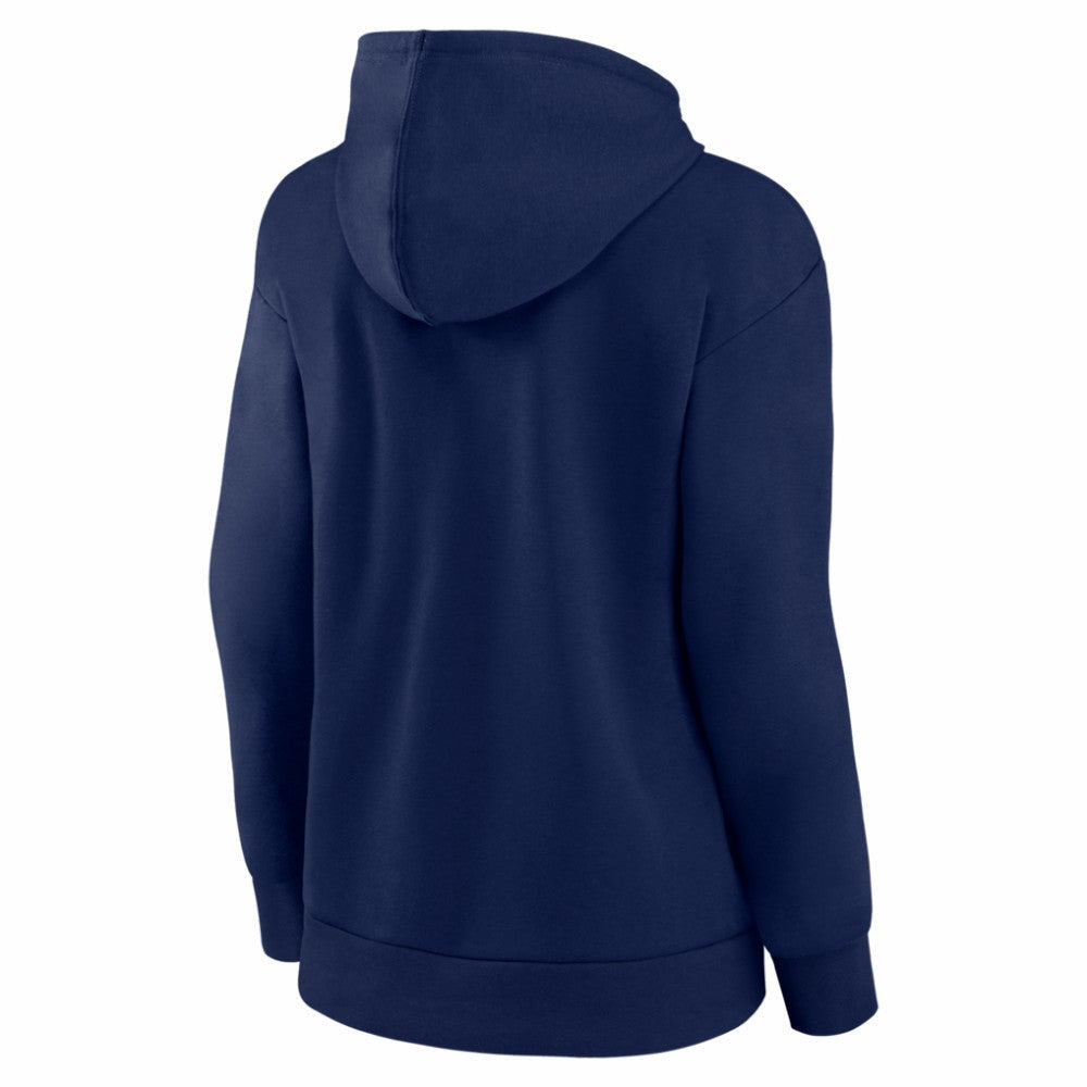 Washington Nationals Women's Distressed Team Pullover Hoodie - Navy Hoodies