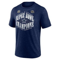 Dallas Cowboys Old Fashioned Tri-Blend T-Shirt Navy