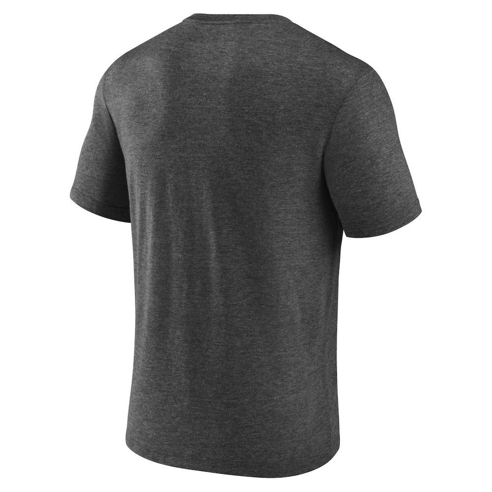Philadelphia Eagles Old Fashioned Tri-Blend T-Shirt Charcoal
