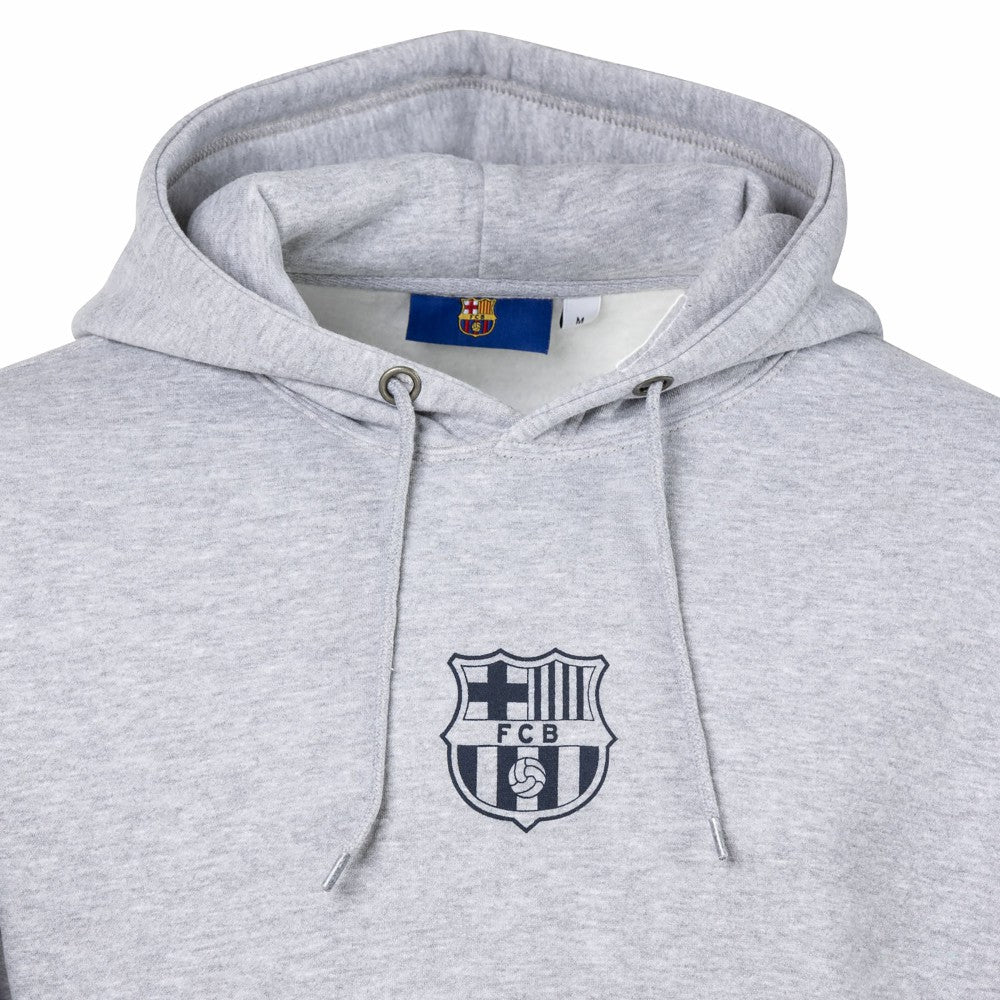 Barcelona Sport Design Sweden Youth Streetwear Relaxed Hoodie Heather Gray