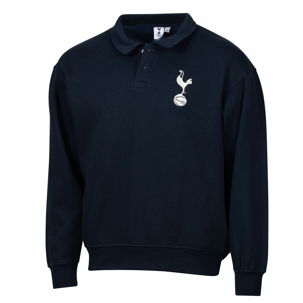 Tottenham Hotspur Sport Design Sweden Retro Relaxed Fleece Sweatshirt Navy