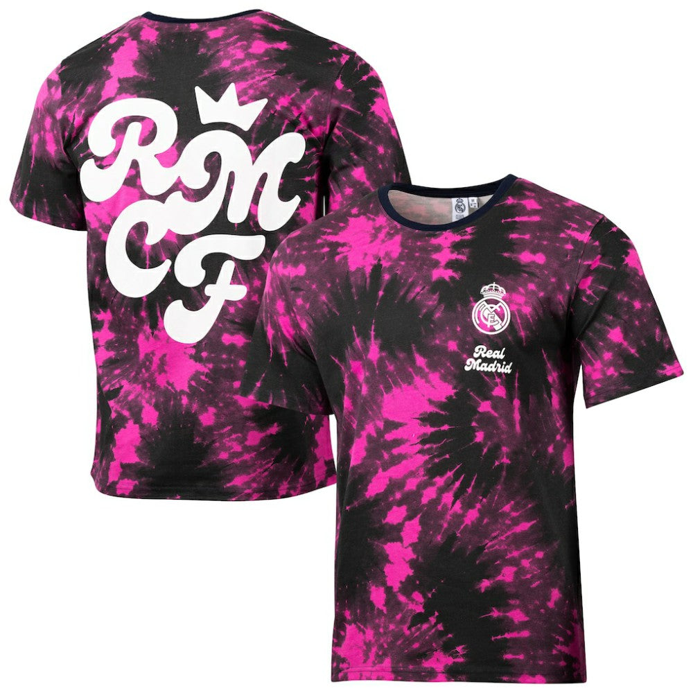 Real Madrid Sport Design Sweden Relaxed Time Out Tie-Dye T-Shirt Black shop
