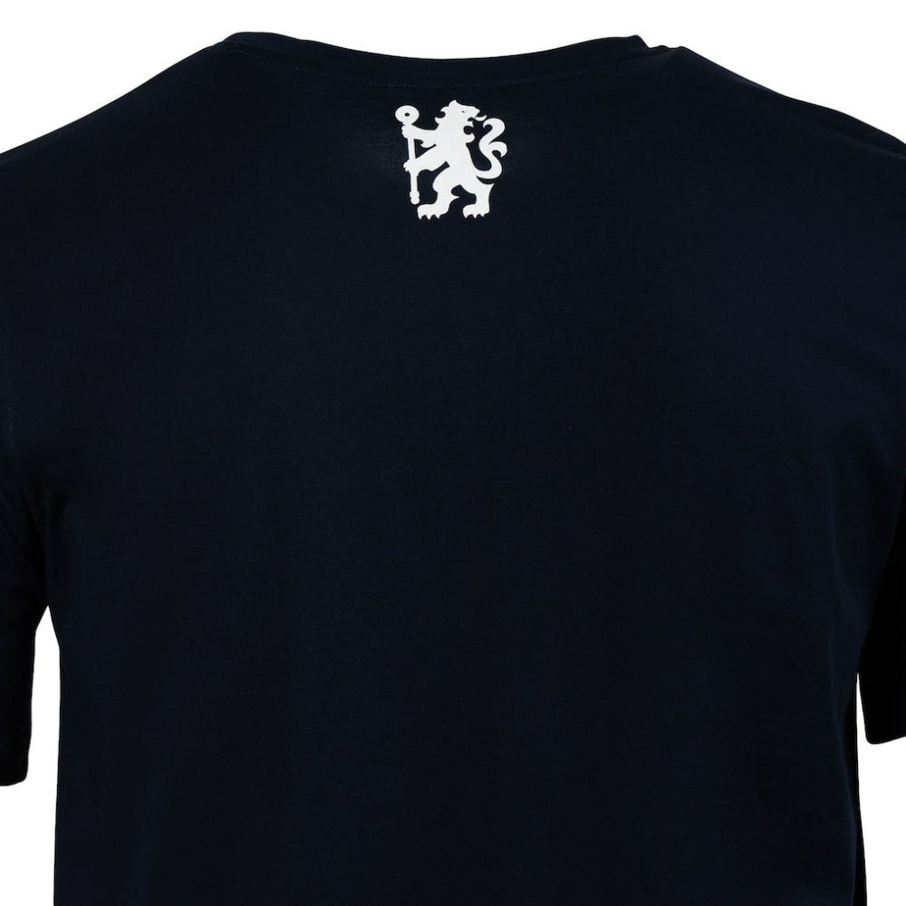 Chelsea Sport Design Sweden Relaxed Post Match Pocket T-Shirt Navy