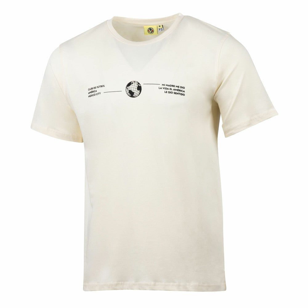 Club America Sport Design Sweden Everyday Relaxed T-Shirt Cream shop