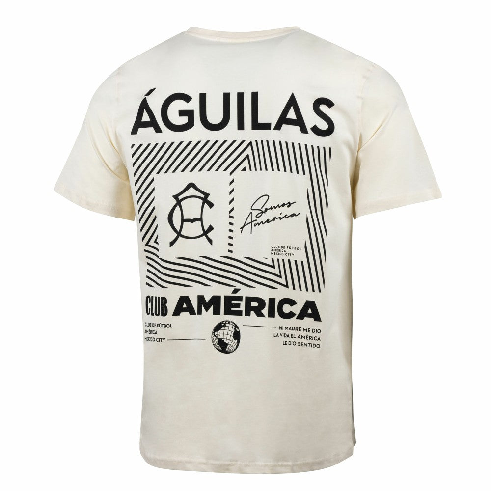 Club America Sport Design Sweden Everyday Relaxed T-Shirt Cream shop