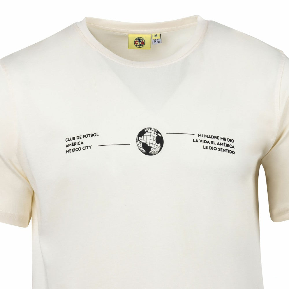 Club America Sport Design Sweden Everyday Relaxed T-Shirt Cream shop