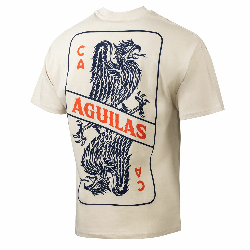 Club America Sport Design Sweden Youth Game Day Graphic T-Shirt Tan