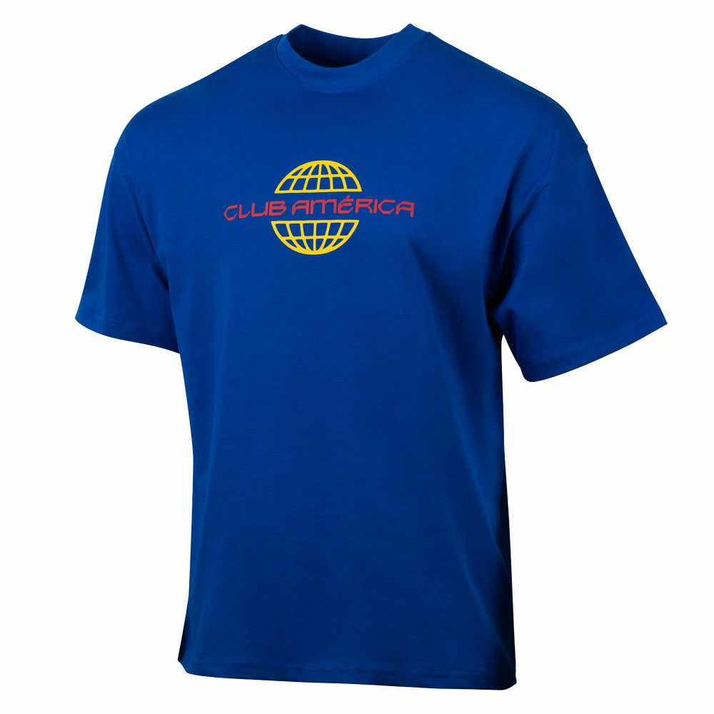 Club America Sport Design Sweden Worldwide Oversized T-Shirt Royal sale