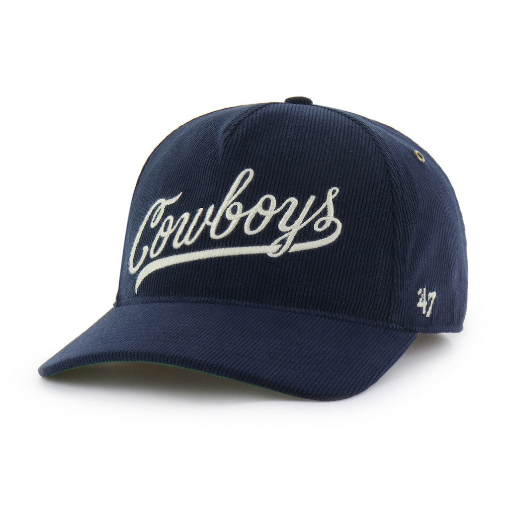 Dallas Cowboys '47 Golden Age Relaxed Corduroy Hitch Adjustable Hat Navy