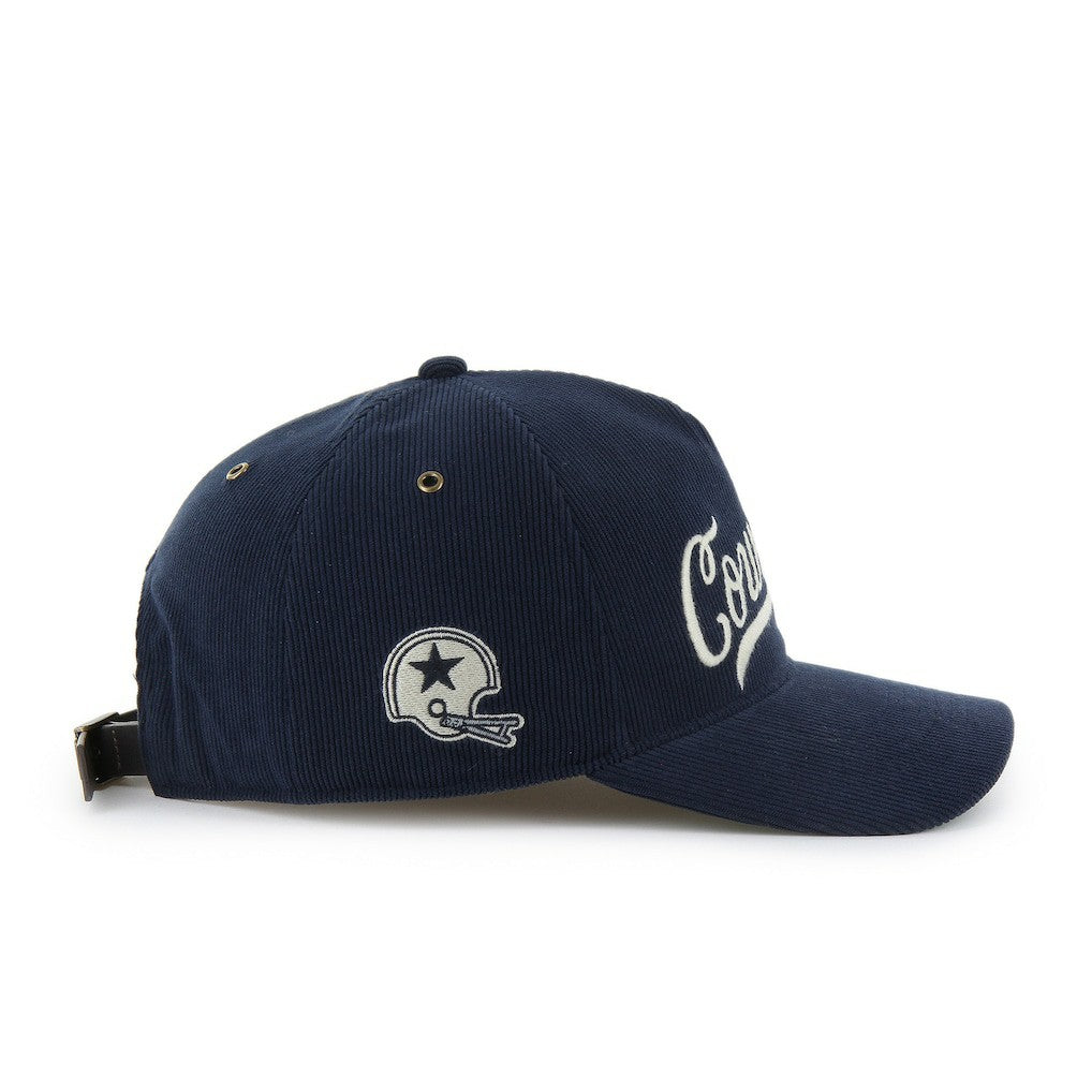 Dallas Cowboys '47 Golden Age Relaxed Corduroy Hitch Adjustable Hat Navy