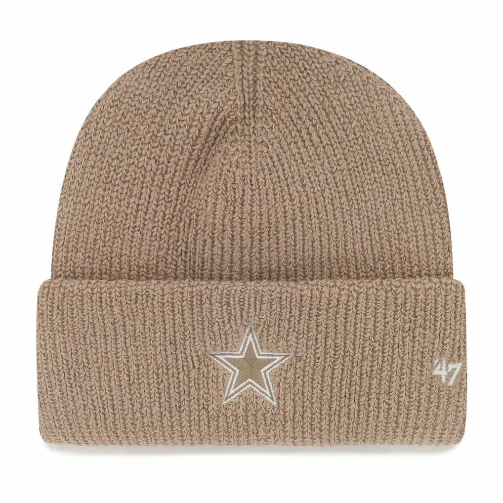 Dallas Cowboys '47 Foundational Cuffed Knit Hat Tan