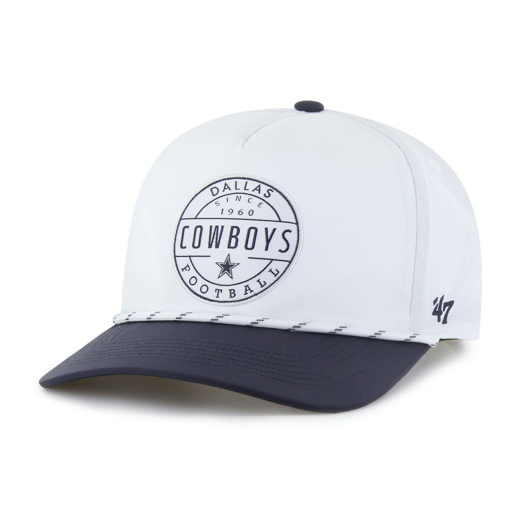 Dallas Cowboys '47 Suburbia Hitch Two-Tone Adjustable Hat White/Navy