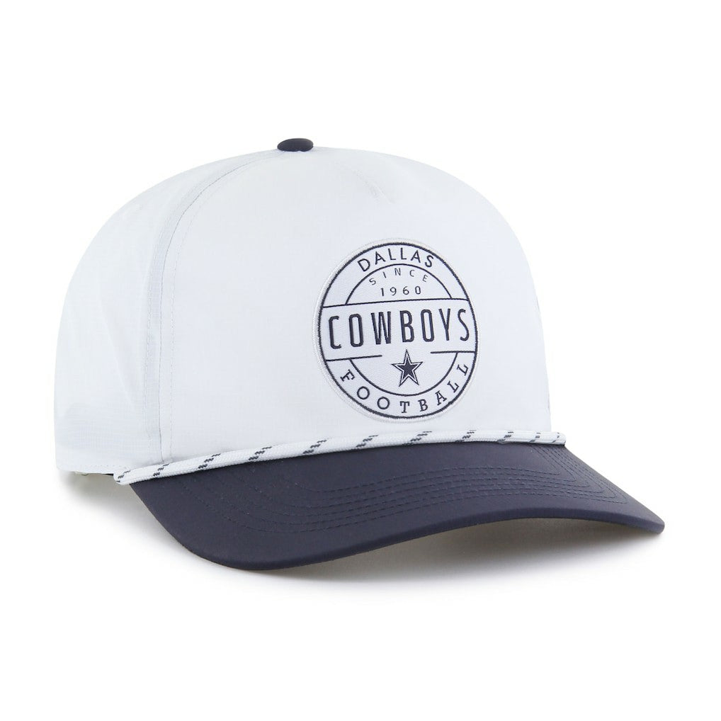 Dallas Cowboys '47 Suburbia Hitch Two-Tone Adjustable Hat White/Navy