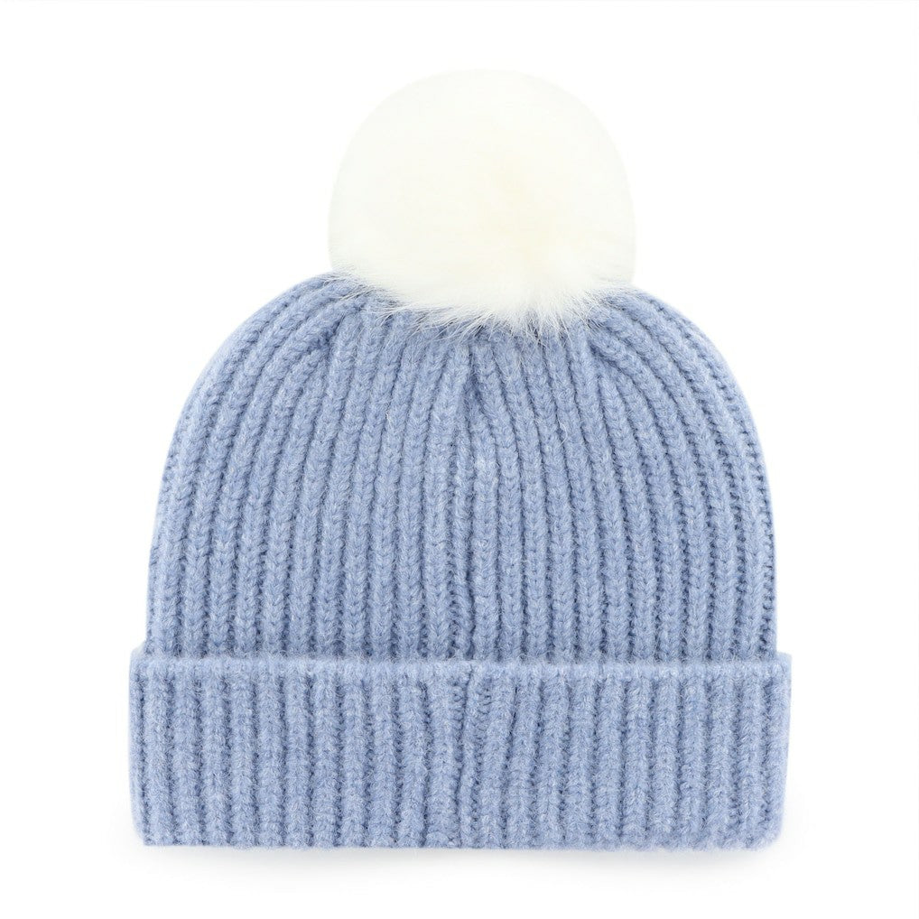 Dallas Cowboys '47 Women's Mellow Cuffed Knit Hat with Pom Light Blue