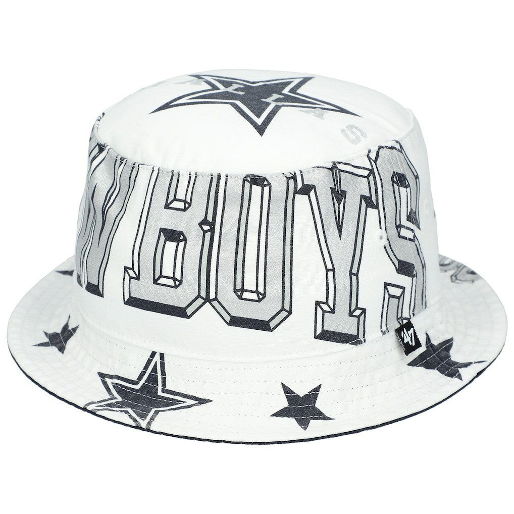 Dallas Cowboys '47 Women's Energize Bucket Hat White