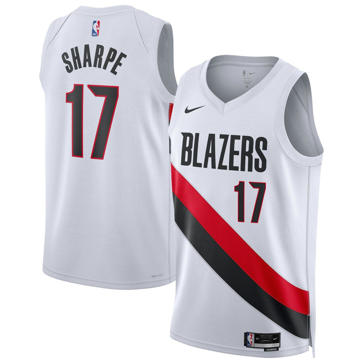 Shaedon Sharpe Portland Trail Blazers Unisex Swingman Player Jersey Association Edition White