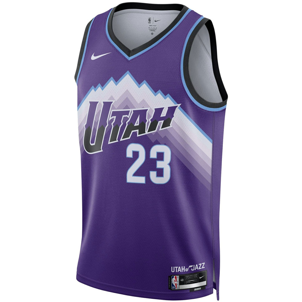 Lauri Markkanen Utah Jazz Unisex Swingman Jersey Icon Edition Purple