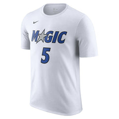 Paolo Banchero Orlando Magic Association Edition Name & Number T-Shirt White