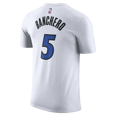 Paolo Banchero Orlando Magic Association Edition Name & Number T-Shirt White