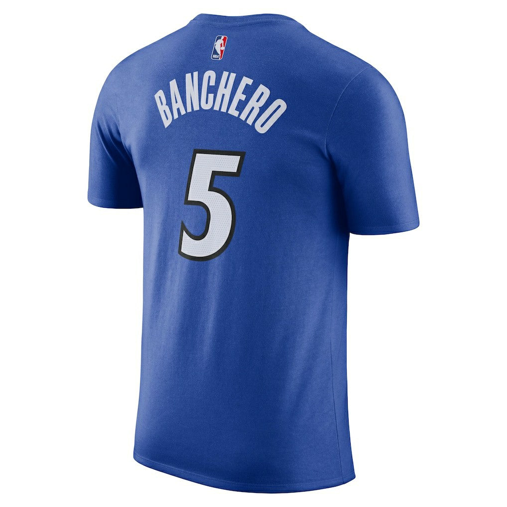 Paolo Banchero Orlando Magic Icon Edition Name & Number T-Shirt Blue