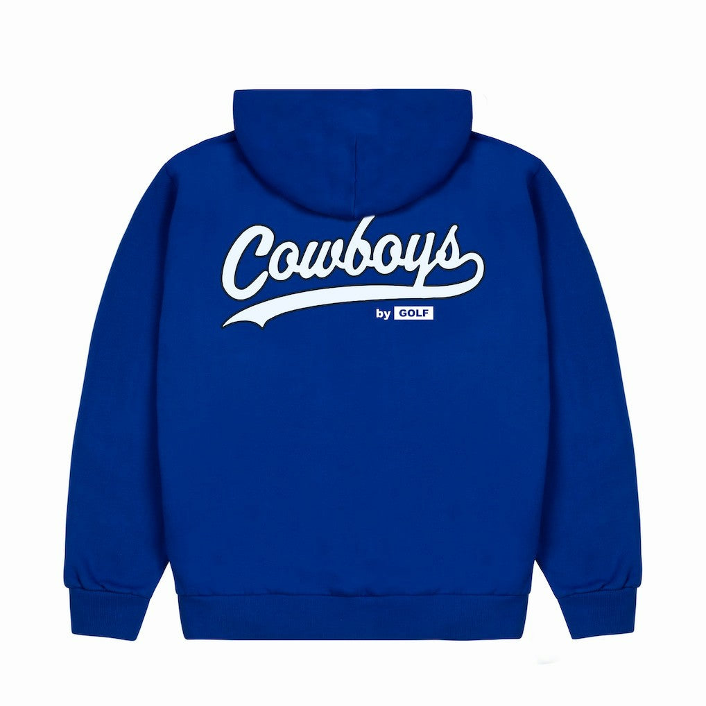 Dallas Cowboys GOLF WANG Cutout Pullover Hoodie Royal