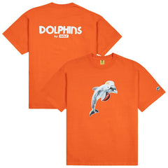 Miami Dolphins GOLF WANG Cutout T-Shirt Orange
