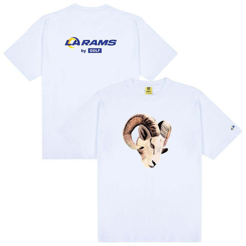 Los Angeles Rams GOLF WANG Cutout T-Shirt White