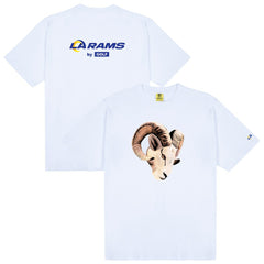 Los Angeles Rams GOLF WANG Cutout T-Shirt White