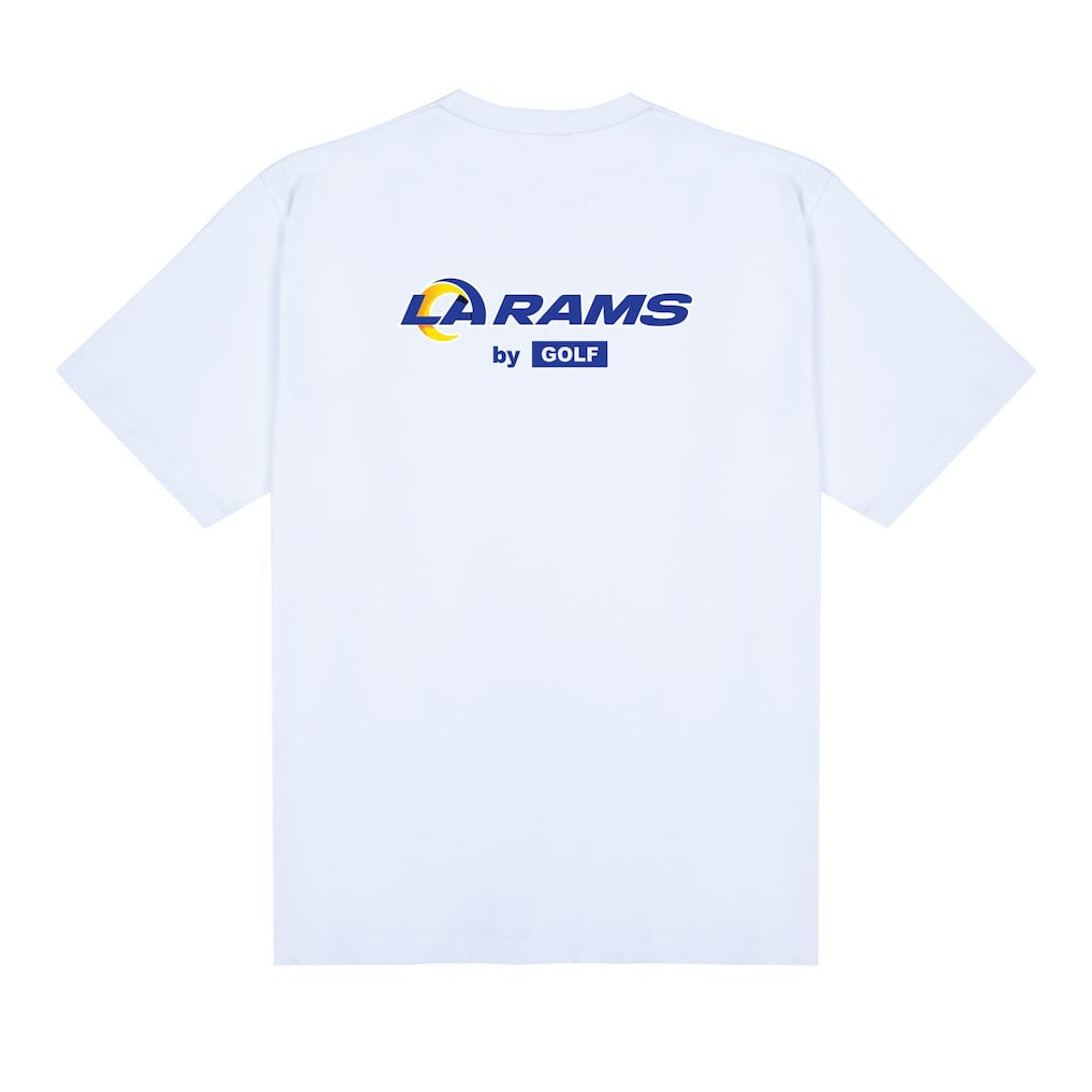 Los Angeles Rams GOLF WANG Cutout T-Shirt White