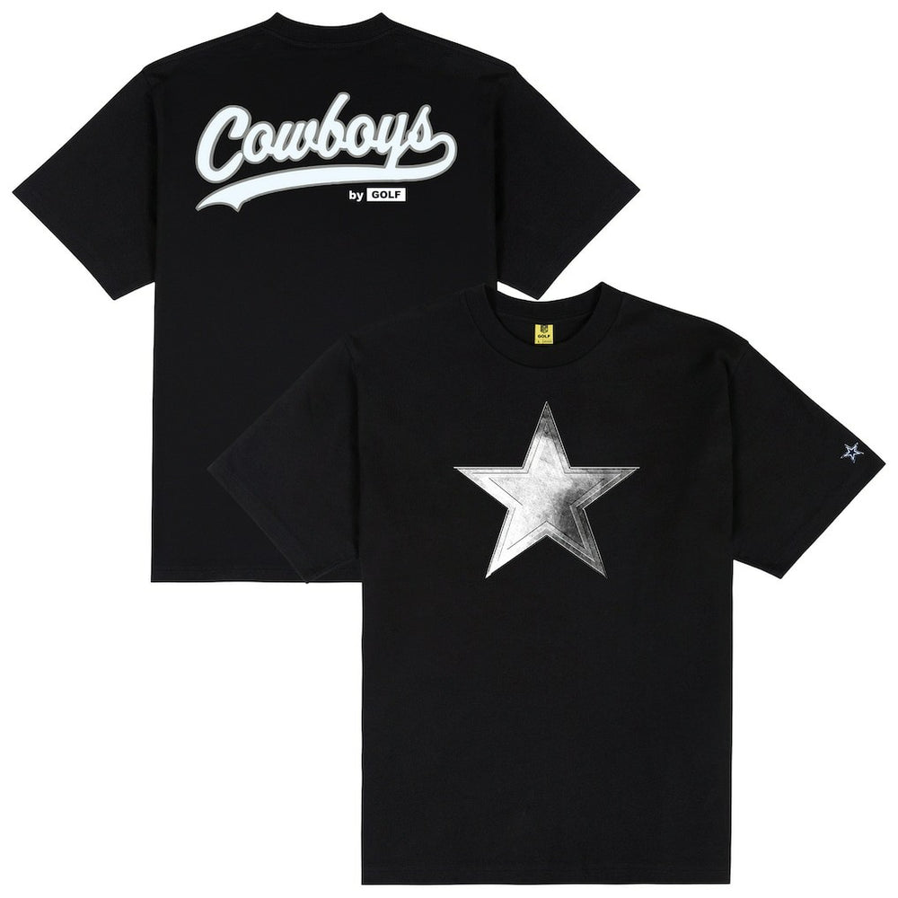 Dallas Cowboys GOLF WANG Cutout T-Shirt Black