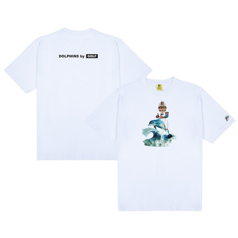 Miami Dolphins GOLF WANG Bobblehead T-Shirt White
