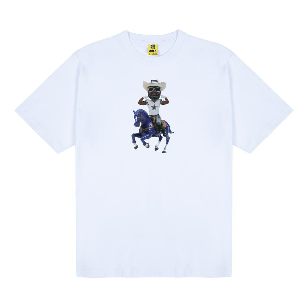 Dallas Cowboys GOLF WANG Bobblehead T-Shirt White