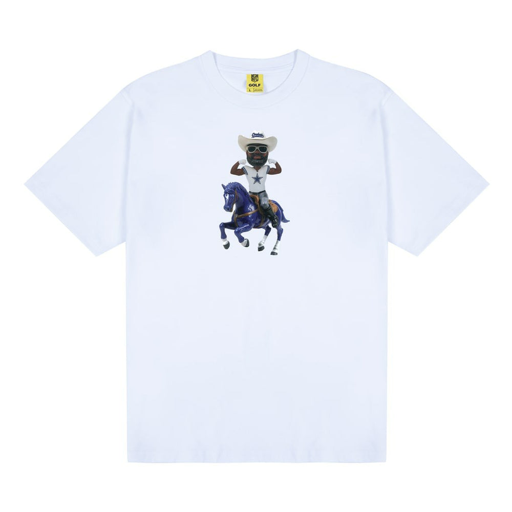 Dallas Cowboys GOLF WANG Bobblehead T-Shirt White