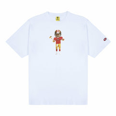 San Francisco 49ers GOLF WANG Bobblehead T-Shirt White