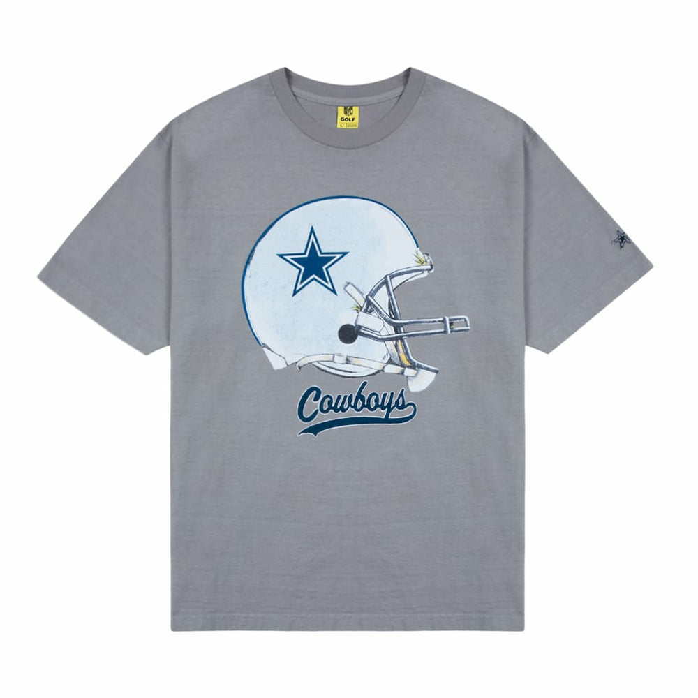 Dallas Cowboys GOLF WANG Helmet T-Shirt Silver