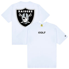 Las Vegas Raiders GOLF WANG Motto T-Shirt White