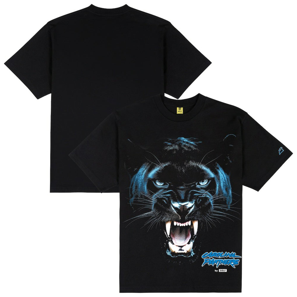 Carolina Panthers GOLF WANG Animal T-Shirt Black