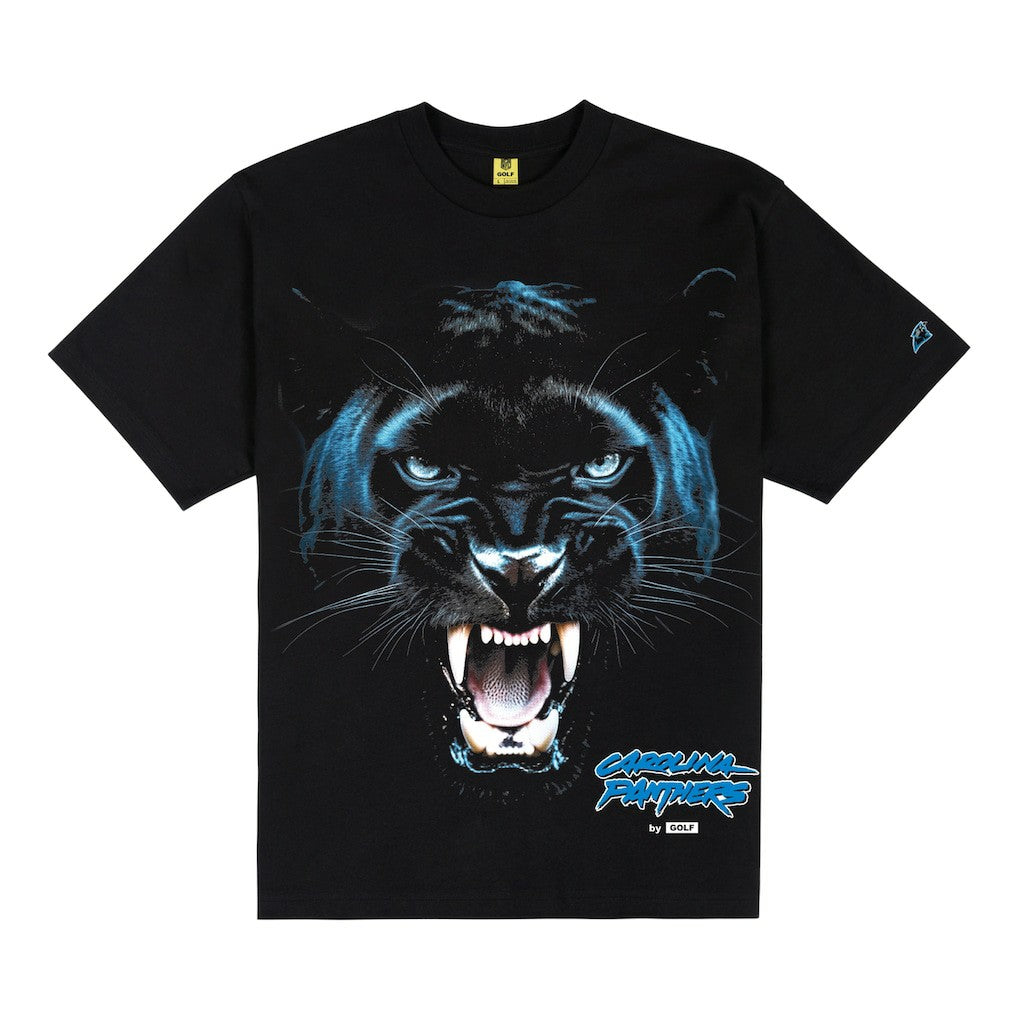 Carolina Panthers GOLF WANG Animal T-Shirt Black