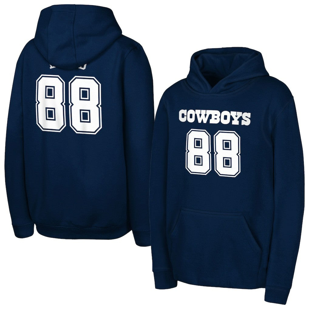 CeeDee Lamb Dallas Cowboys Outerstuff Mainliner Player Name & Number Hoodie Navy